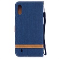 Canvas Diary Series Samsung Galaxy M10 Wallet Case - Donkerblauw