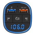 Autolader & Bluetooth FM-zender BC57 - Zwart
