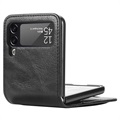 Card Series Samsung Galaxy Z Flip4 5G Portemonnee Hoesje - Zwart