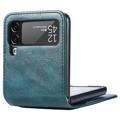 Card Series Samsung Galaxy Z Flip4 5G Portemonnee Hoesje - Blauw
