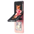 Card Series Samsung Galaxy Z Flip4 5G Portemonnee Hoesje - Roze