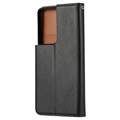 Card Set Series Samsung Galaxy S21 Ultra 5G Wallet Case - Zwart