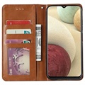 Card Set Series Samsung Galaxy A22 4G Wallet Case - Zwart