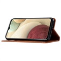 Card Set Series Samsung Galaxy A22 4G Wallet Case - Wijnrood