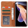 Card Set Series Xiaomi Redmi Note 11 Pro/Note 11 Pro+ Wallet Case - Wijnrood