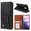 Card Set Series OnePlus 7 Wallet Case - Zwart
