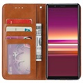 Card Set Series Sony Xperia 5 Wallet Case - Zwart