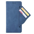 Cardholder Series HTC Desire 22 Pro Portemonnee Hoesje - Blauw