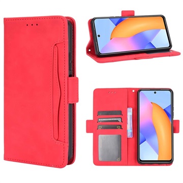 Cardholder Series Honor 10X Lite Wallet Case - Rood