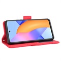 Cardholder Series Honor 10X Lite Wallet Case - Rood