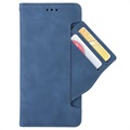 Cardholder Series Motorola Moto E20 Wallet Case - Blauw