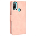 Cardholder Series Motorola Moto E20 Wallet Case - Roze