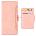 Cardholder Series Motorola Moto E20 Wallet Case - Roze