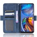 Cardholder Series Motorola Moto E32 Wallet Case - Blauw