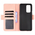 Cardholder Series OnePlus 9 Pro Wallet Hoesje - Roze