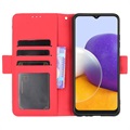 Cardholder Series Samsung Galaxy A22 5G, Galaxy F42 5G Wallet Case - Rood