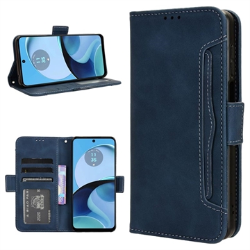 Motorola Moto G14 Cardholder Series Portemonnee Hoesje - Blauw