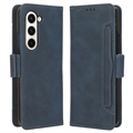 Samsung Galaxy Z Fold5 Cardholder Series Portemonnee Hoesje - Blauw