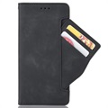 Cardholder Series Motorola Moto G22 Wallet Case - Zwart