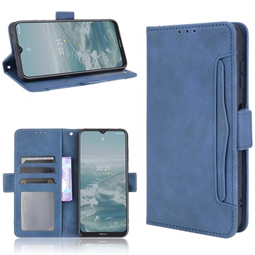 Kaarthouder Series Nokia G10/G20 Wallet Case - Blauw
