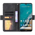 Kaarthouder Series Nokia G50 Wallet Case - Zwart