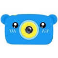 Cartoon HD-camera voor kinderen met 3 spellen - 12MP - Beer / blauw