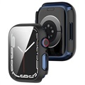 Apple Watch Series 7 Case met Screenprotector van Gehard Glas - 41 mm - Zwart