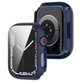 Apple Watch Series 7 Case met Screenprotector van Gehard Glas - 41mm - Blauw