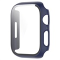Apple Watch Series 7 Case met Screenprotector van Gehard Glas - 45mm - Blauw