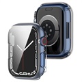 Apple Watch Series 7 Case met Screenprotector van Gehard Glas - 45 mm - Doorzichtig