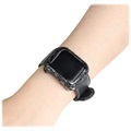 Apple Watch Series SE/6/5/4 Hoesje met Zirkoon Decoratie - 40mm - Zwart
