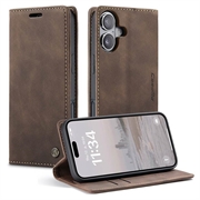 iPhone 16 Plus Caseme 013 Series Portemonnee Hoesje - Koffie