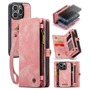 iPhone 15 Pro Max Caseme 2-in-1 Multifunctional Wallet Case (Geopende verpakking - Uitstekend) - Pink