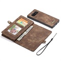Caseme 2-in-1 Multifunctionele Samsung Galaxy S10 Wallet Case - Bruin