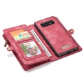 Caseme 2-in-1 Multifunctioneel Samsung Galaxy S10 Portemonnee Hoesje - Rood
