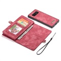Caseme 2-in-1 Multifunctioneel Samsung Galaxy S10 Portemonnee Hoesje - Rood