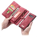 Caseme 2-in-1 Multifunctioneel Samsung Galaxy S10 Portemonnee Hoesje - Rood