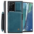 Caseme C20 Ritsvak Samsung Galaxy Note20 Ultra Hoesje - Blauw