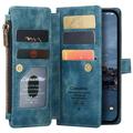 Caseme C30 Multifunctioneel iPhone 14 Pro Portemonnee Hoesje - Blauw