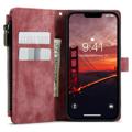 Caseme C30 Multifunctioneel iPhone 14 Portemonnee Hoesje - Rood