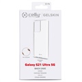 Celly Gelskin Samsung Galaxy S21 Ultra 5G TPU Hoesje - Doorzichtig
