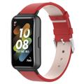 Klassieke gesp Huawei Band 7 lederen band - rood