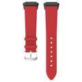 Klassieke gesp Huawei Band 7 lederen band - rood