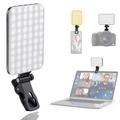 Clip-On LED Selfielicht voor mobiel en laptop, bijv. iPhone, MacBook