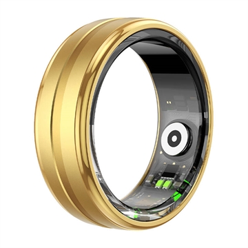 Colmi R06 Smart Ring met Bluetooth 5.0 - Deens, Zweeds, Engels - 18.1mm - Goud