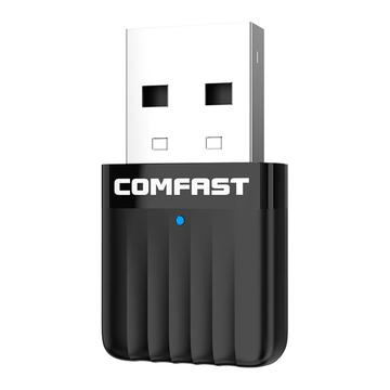 Comfast CF-811ACV3 Dual-Band WiFi Adapter - 650Mbps - Zwart