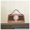 Creative Retro FM-radio Bluetooth-luidspreker - bruin
