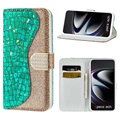 Croco Bling Series Samsung Galaxy S21 Ultra 5G Wallet Case