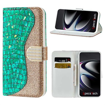 Croco Bling Serie Samsung Galaxy S21 Ultra 5G Wallet Case