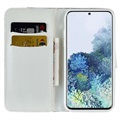 Croco Bling Series Samsung Galaxy S21 5G Wallet Case - Groen